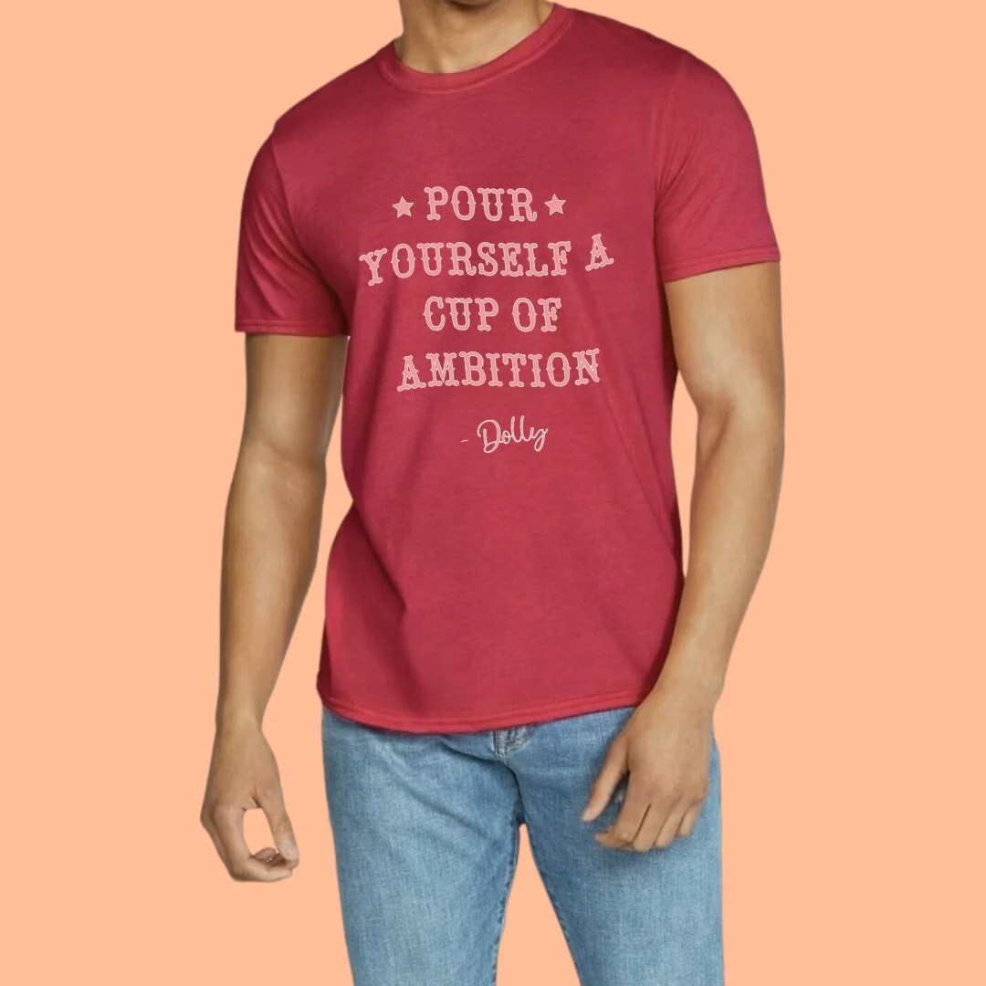 Pour Yourself A Cup of Ambition Shirt for Mom Daughter, Grandma Shirt Gift, Best Friend Gift, Dol... | Etsy (US)