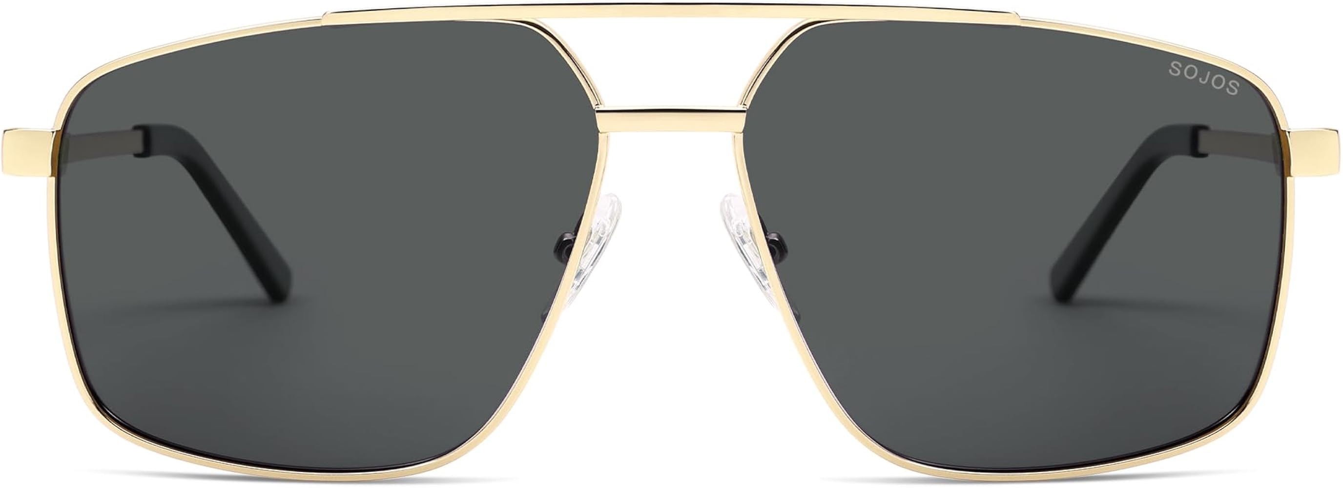 SOJOS Trendy Square Polarized Aviator Sunglasses for Women Men, 80s 90s Retro Vintage Aviators SJ... | Amazon (US)