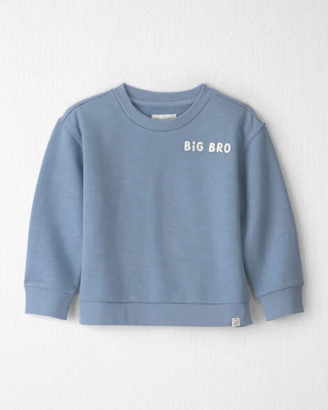 Toddler Boy  Organic Cotton Big Bro Pullover | Carter's Inc