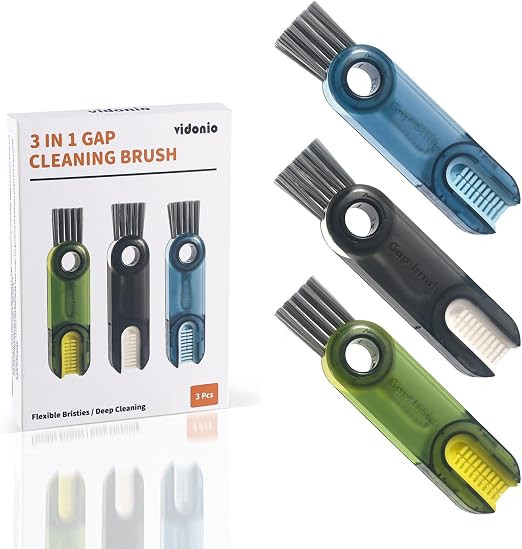 3 in 1 Cup Lid Gap Cleaning Brush Set, Multifunctional Insulation Bottle Cleaning Tools, Mutipurp... | Amazon (US)