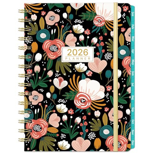 2026 Planner - 2026 Weekly Monthly Planner from January to December 2026, Agenda with Thick Paper, Pocket, Tabs, 6.4‘’ x 8.5'' | Amazon (US)
