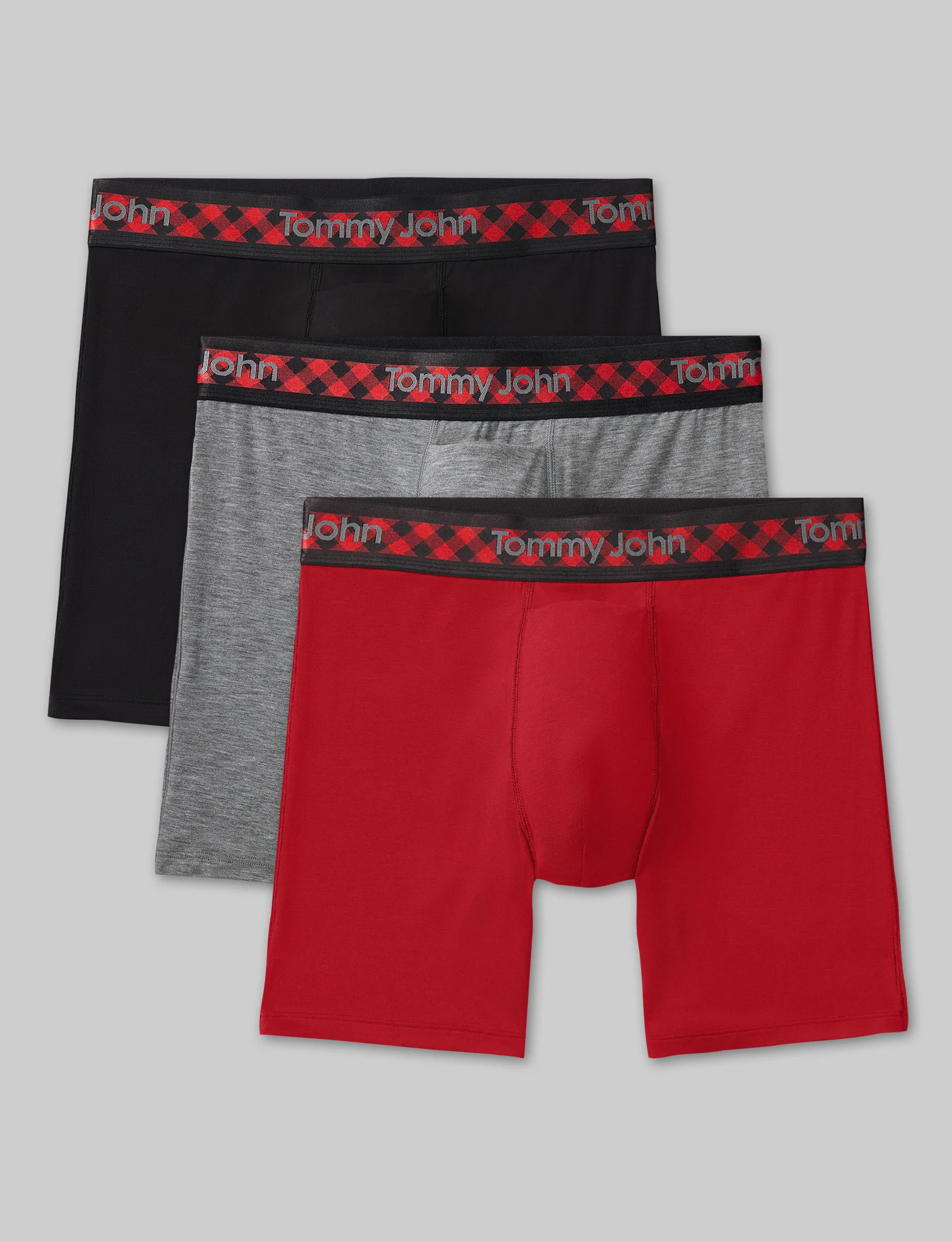 Second Skin Mid-Length Boxer Brief 6" (3-Pack) | Tommy John