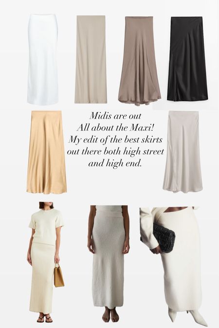 All the best maxi skirts out there - both high street and high end! 

#LTKeurope #LTKSeasonal #LTKstyletip