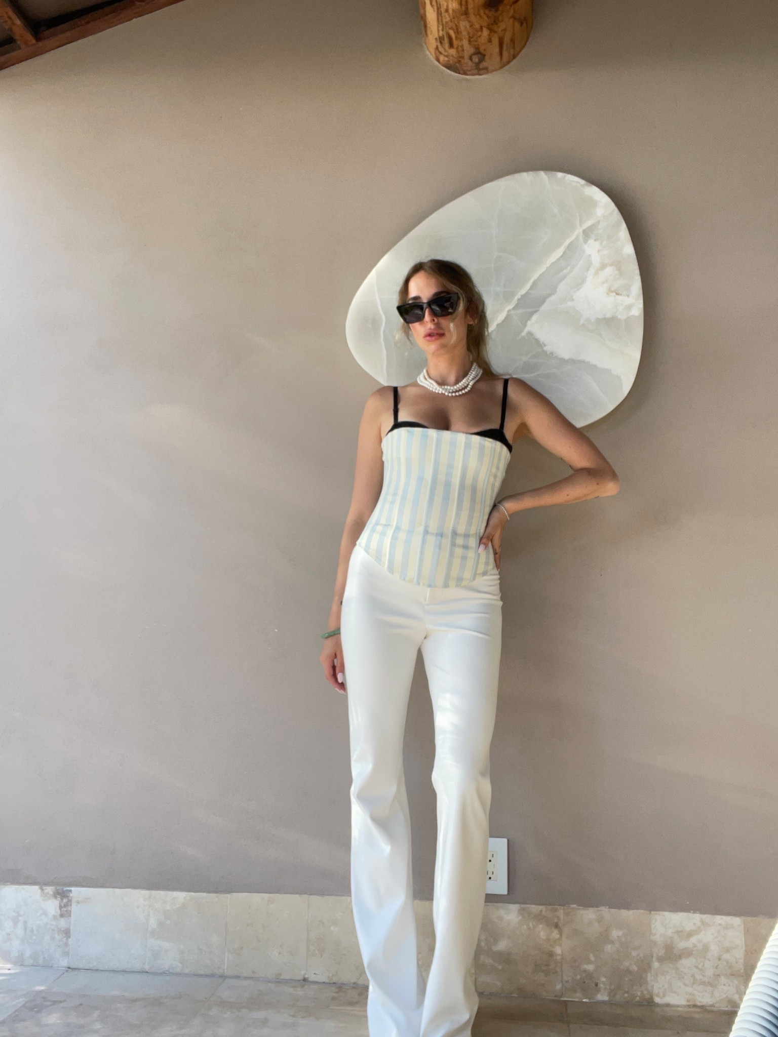 Similar top linked! Pants: Alice & Olivia 

#LTKTravel #LTKStyleTip #LTKFindsUnder100