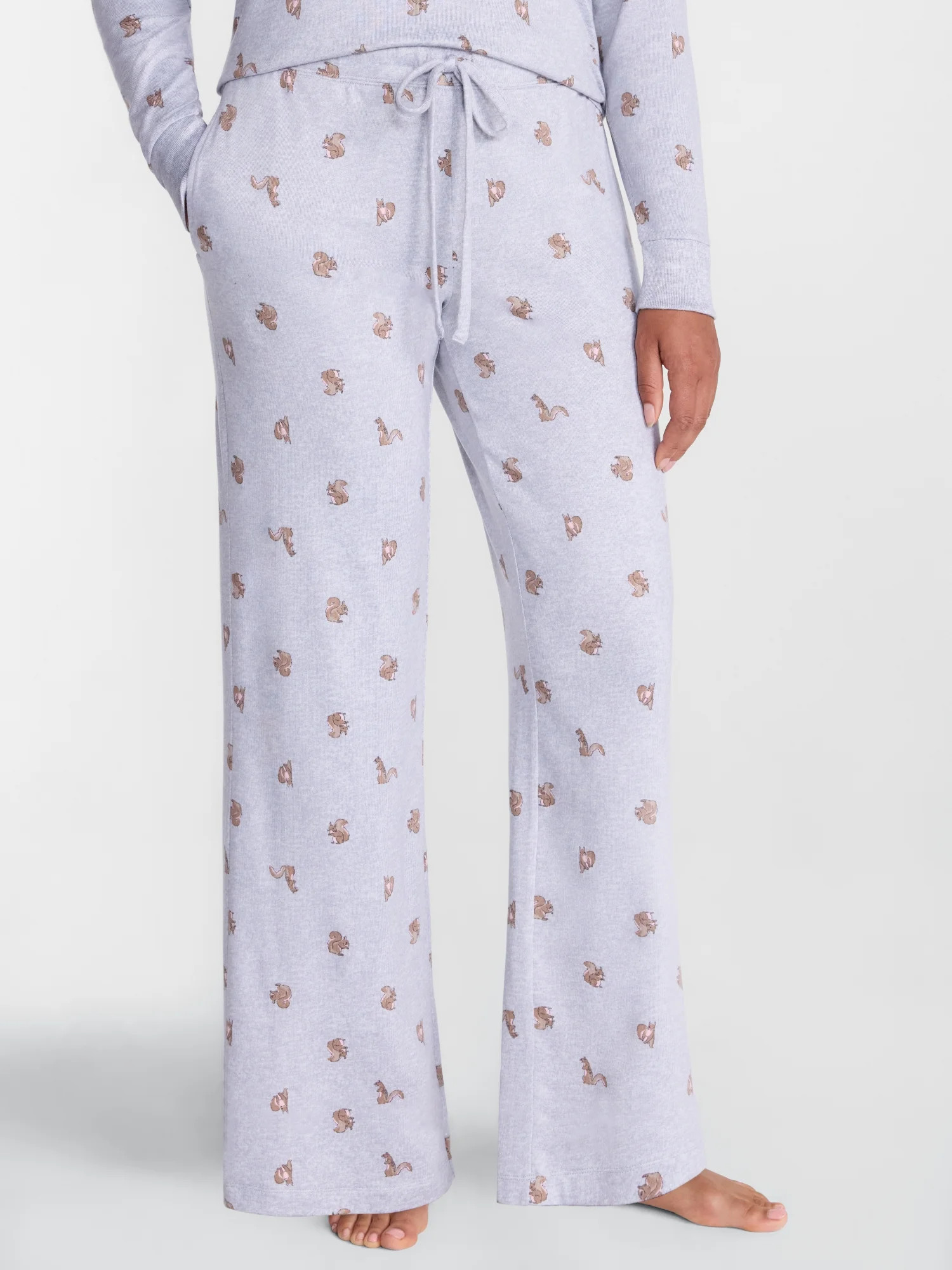 Joyspun Women's Cozy Lounge Collection Hacci Knit Sleep Pants, Sizes XS-3X | Walmart (US)