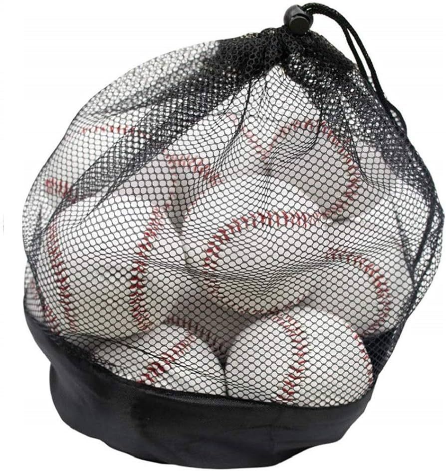 Tebery 12 Pack Standard Size Adult Baseballs Unmarked & Leather Covered Training Ball | Amazon (US)