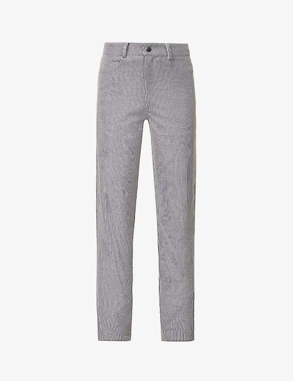 Saria regular-fit cotton trousers | Selfridges