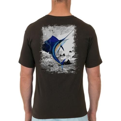 Mens Leaping Sailfish Short Sleeve T-Shirt | Bealls