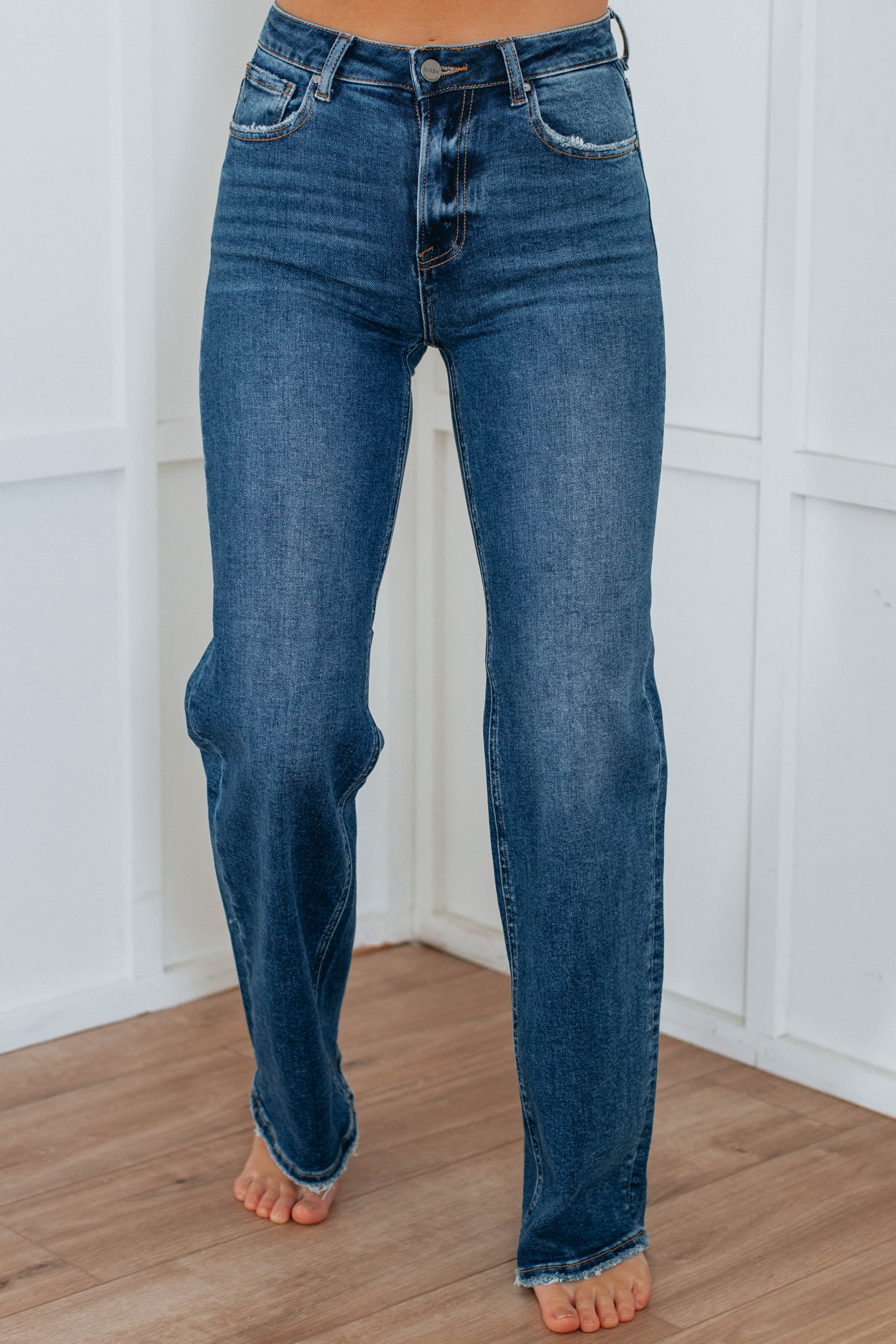 Jenea Risen Jeans - Dark Wash 0/24 / 32.5 | Wild Oak Boutique