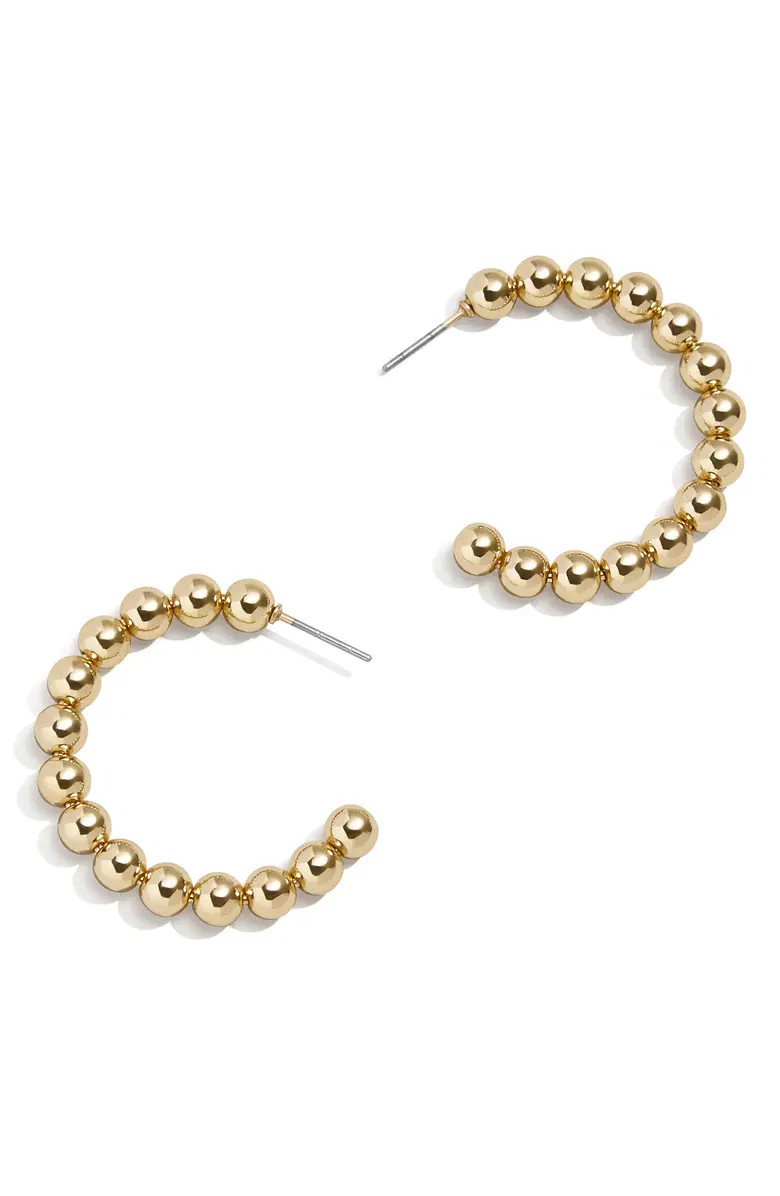 Beaded Hoop Earrings | Nordstrom