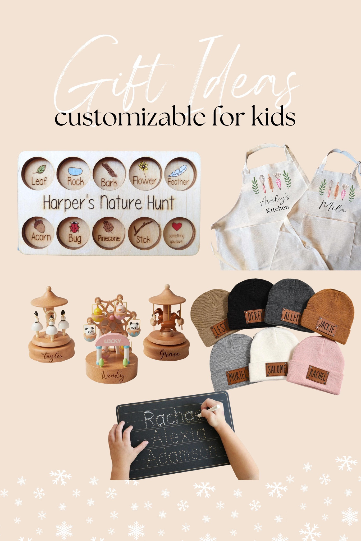 Personalized for the kiddos! 