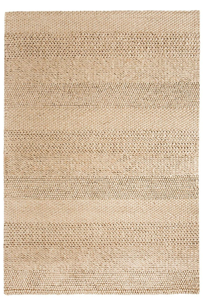 Joline Caramel Beige Braided and Looped Rug - Miss Amara | Miss Amara (US)