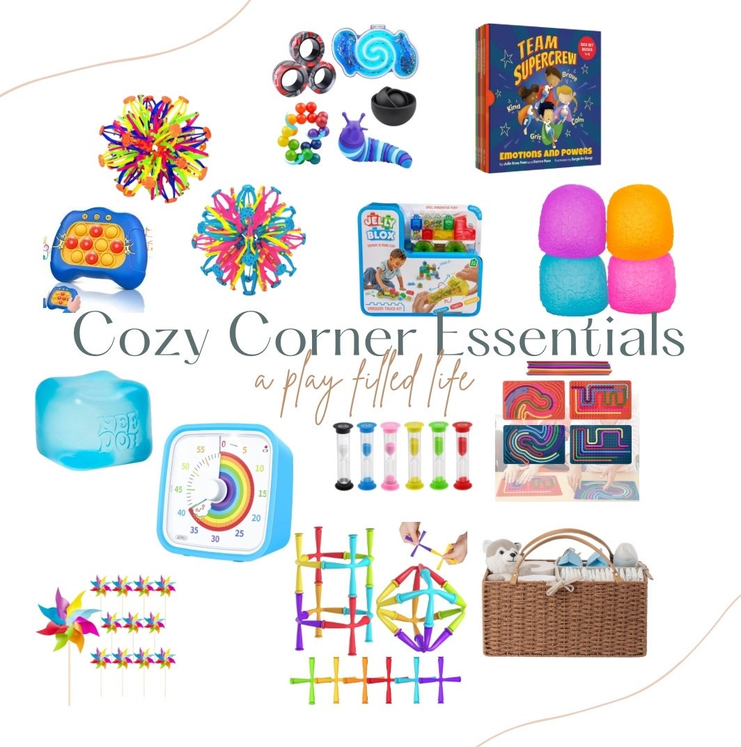 Create a cozy corner with all of our favorites self-regulation tools!

#LTKFamily #LTKKids
