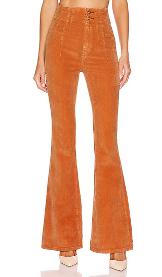 Jayde Cord Flare in Cognac | Revolve Clothing (Global)