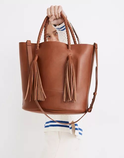 The Tasseled Bucket Bag | Madewell