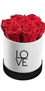 SOHO FLORAL ARTS | Eternal Love Box, Real Roses That Last a Year and More | Fresh Flowers | Forever  | Amazon (US)