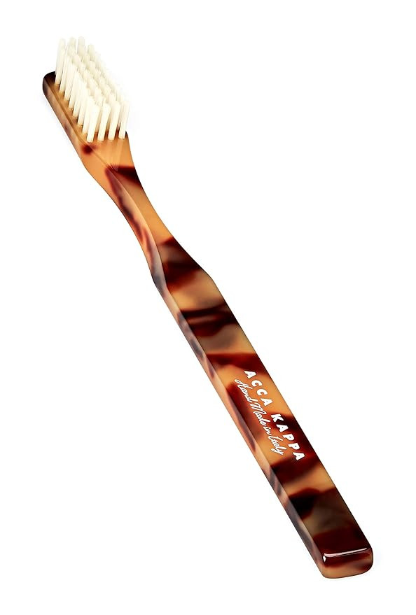 Acca Kappa Historical Classic Brown Toothbrush Soft Pure White Bristle | Amazon (US)