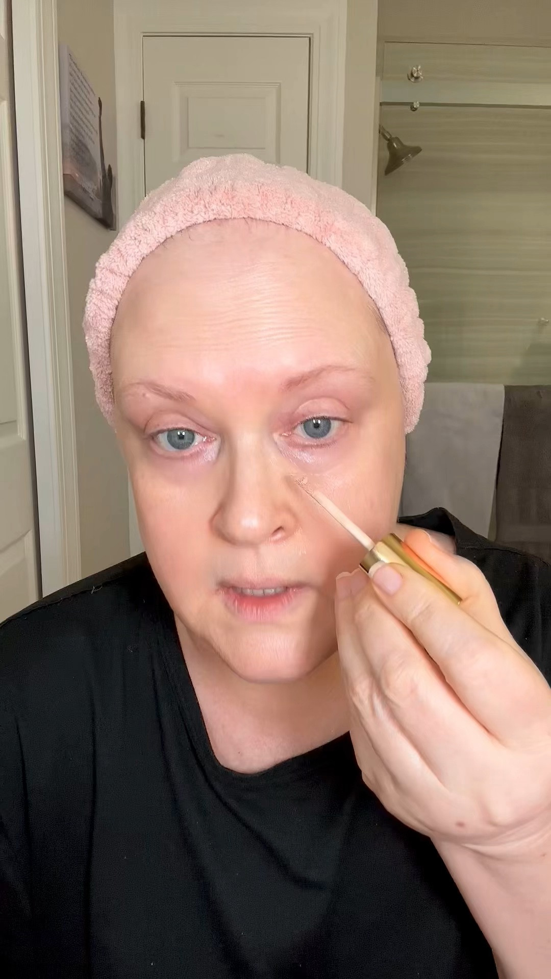 OGEE color correcting complexion concealer is my go to lately for taking care of my dark circles, tired eyes, and red eyelids. All in one. I’m using the Tarte paw concealer brush with it. Match made in heaven! ￼

#LTKgrwm #LTKOver40 #LTKBeauty