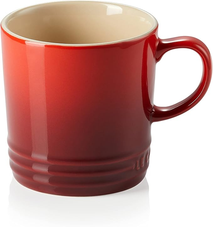Le Creuset Stoneware Coffee Mug, 350 ml, Cerise, 70302350600002 | Amazon (UK)
