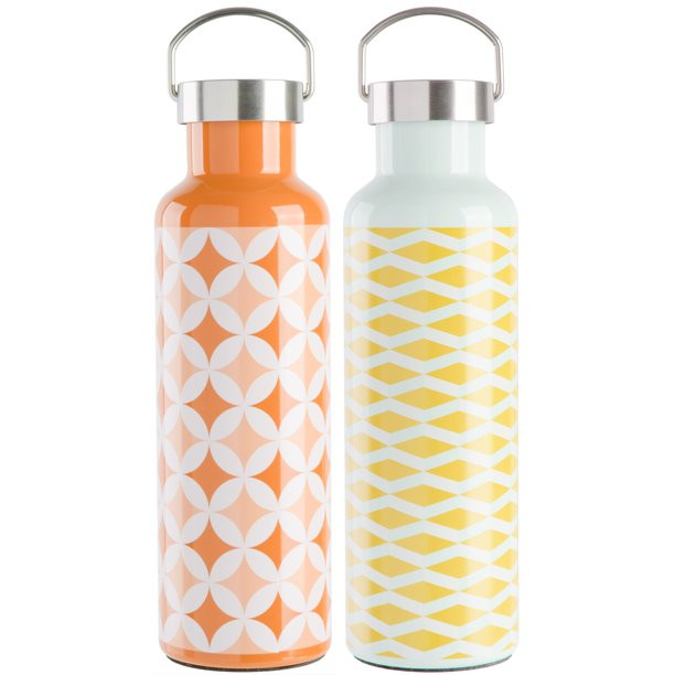 Wanda June Home Backyard Swagger 25oz Stainless Steel Hydration Bottle, Set of 2 by Miranda Lambe... | Walmart (US)