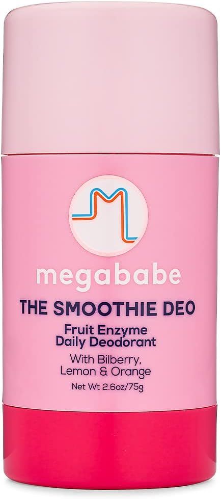 Megababe Daily Deodorant - The Smoothie Deo with Coconut & Fruit Enzymes | Aluminum-Free, All Natural | Free from Parabens, Sulfates & Phthalate… | Amazon (US)