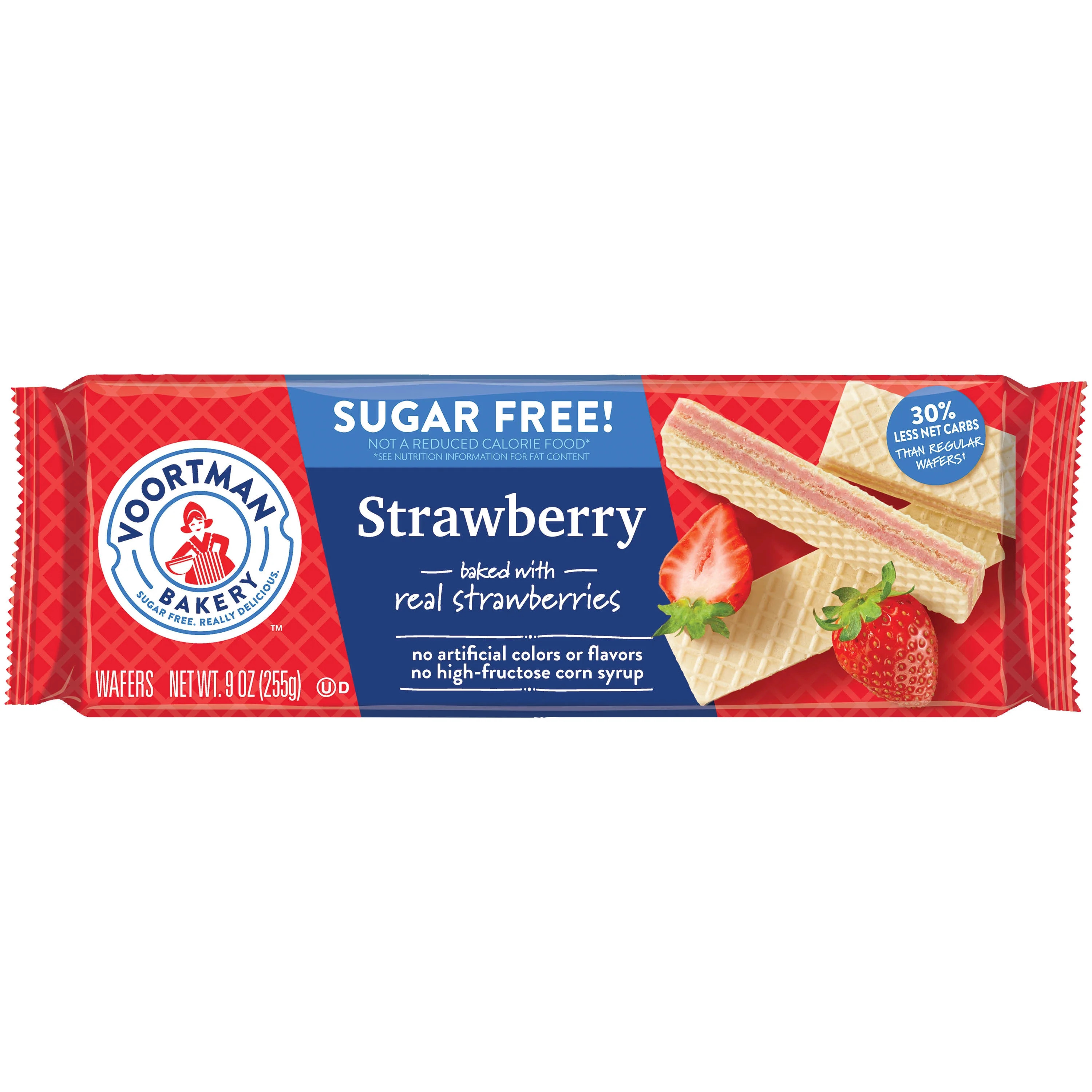 Voortman Bakery Sugar Free Strawberry Wafers 9 oz | Walmart (US)