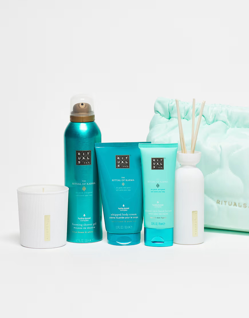 The Ritual of Karma Lotus Flower & White Tea Bath & Body Large Gift Set- saving 30%-No colour | ASOS (Global)