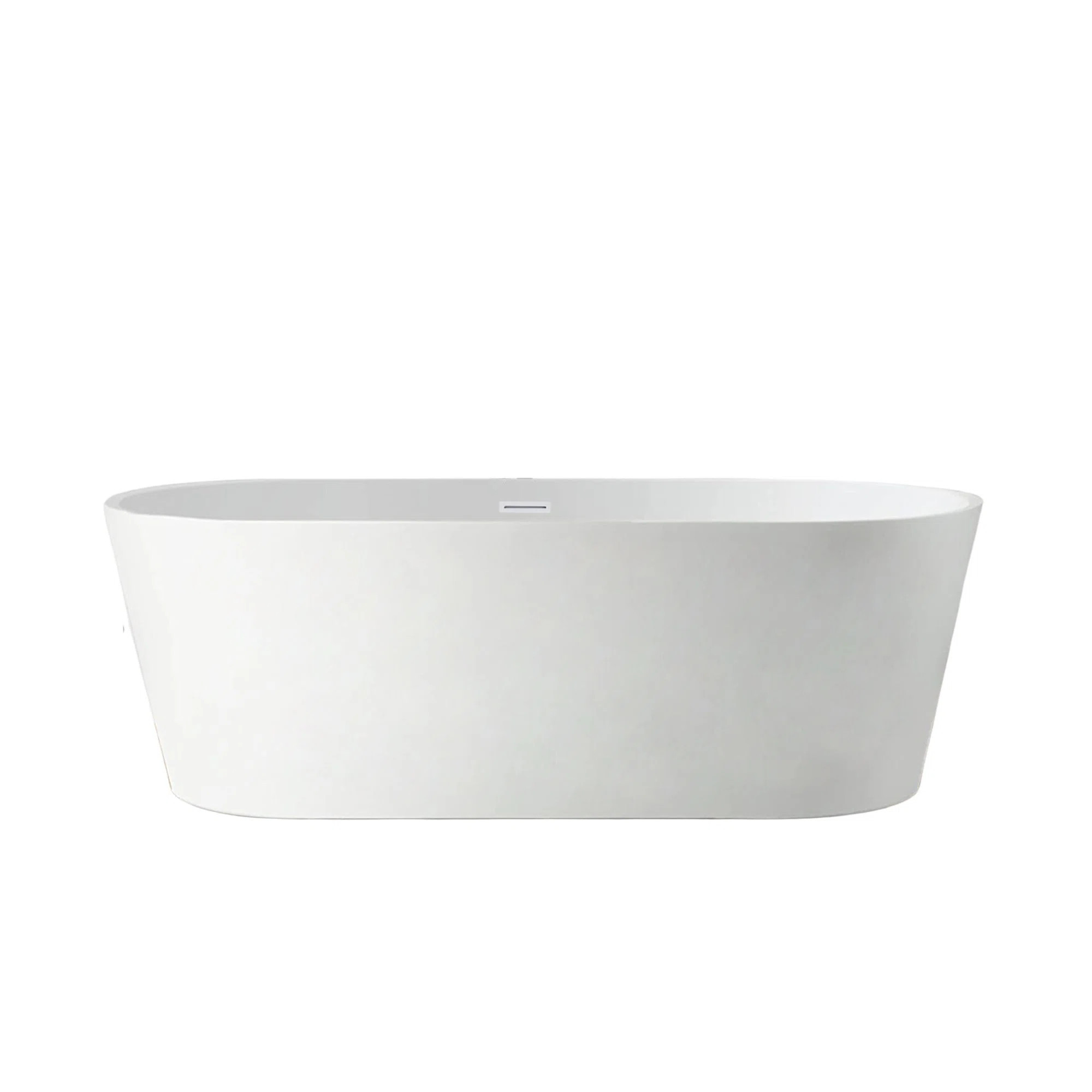67" x 32" Freestanding Soaking Acrylic Bathtub VA6815-L-PW | Wayfair North America