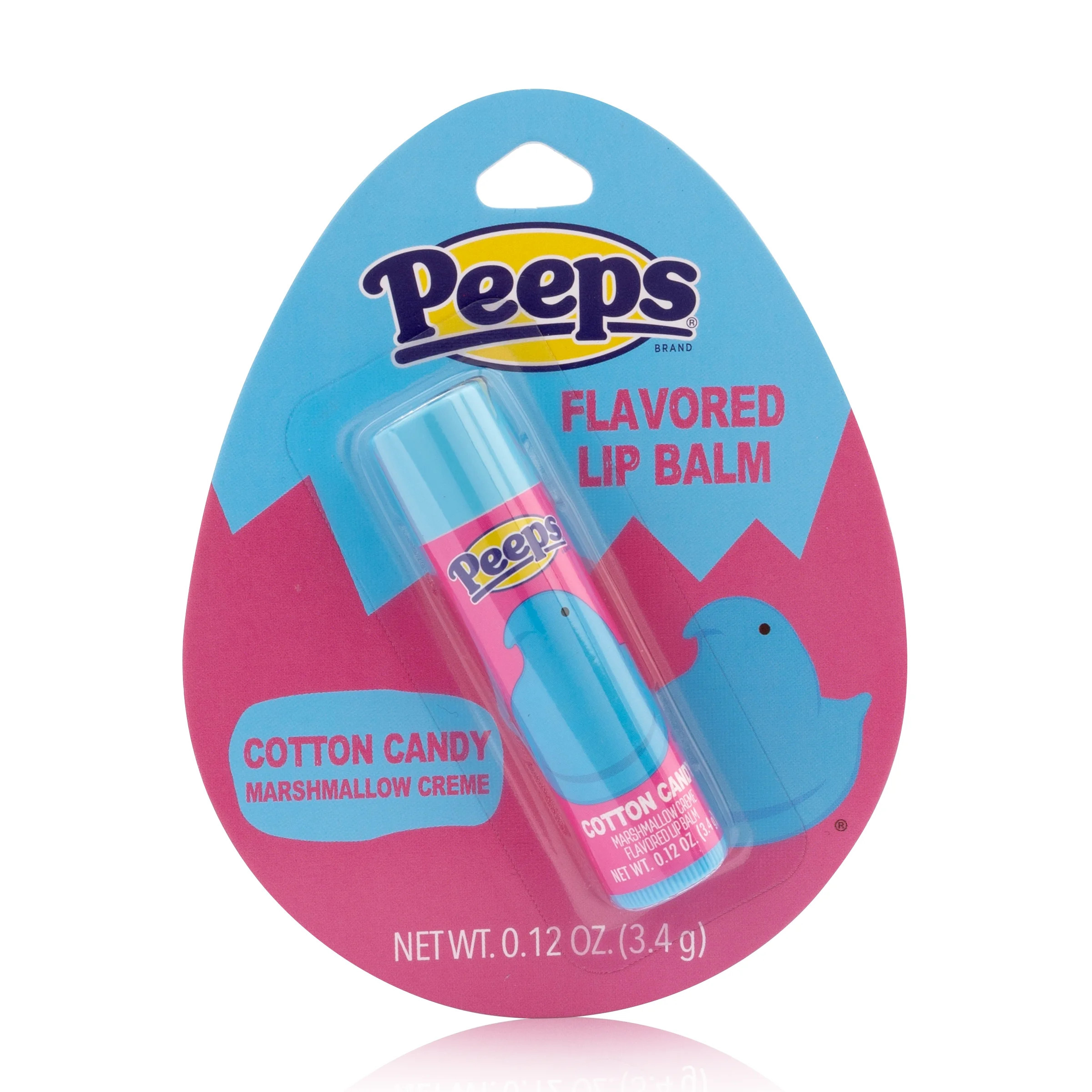 Peeps Lip Balm, Cotton Candy Marshmallow Crème Flavored, 3.4g | Walmart (US)