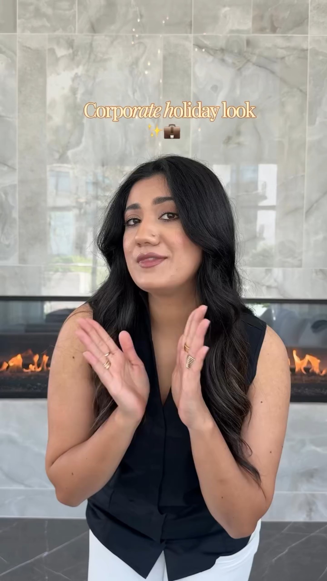 Keeping it classy for the office holiday event @misookofficial ✨

I love how a simple black top + white wide-leg pants instantly elevate, and the tweed jacket adds that perfect festive touch without doing too much.
Chic, polished, and totally corporate-approved for the holiday season 🤍🖤

If you want links to any of these pieces, just comment LINK 💌

#TrueFitForEveryone #sponsored #misook #ootd #grwm #holidayoutfit #holidayoutfitideas #corporate #corporatestyle #officeappropriate #office #grwmforwork #workoutfit #workoutfits #fashioninspo #fashioninfluencer #stylinginspo