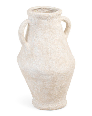 32in  Paper Mache Jug With Handles | TJ Maxx