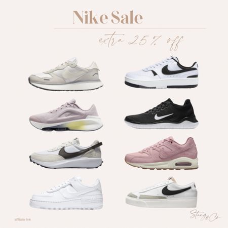 Save 25% on select styles from Nike with code SUMMER25. Some of these are already on sale, so the 25% is an additional discount!

Casual sneakers, workout sneakers, tennis shoes, blazers, platform sneakers, Air Force, fashion sneakers 

#LTKfindsunder100 #LTKshoecrush #LTKstyletip