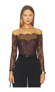 Rivka Off Shoulder Bodysuit
                    
                    superdown | Revolve Clothing (Global)