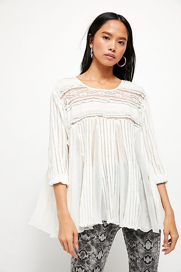 Penny Lane Tunic by Free People, Ivory, S | Free People (Global - UK&FR Excluded)