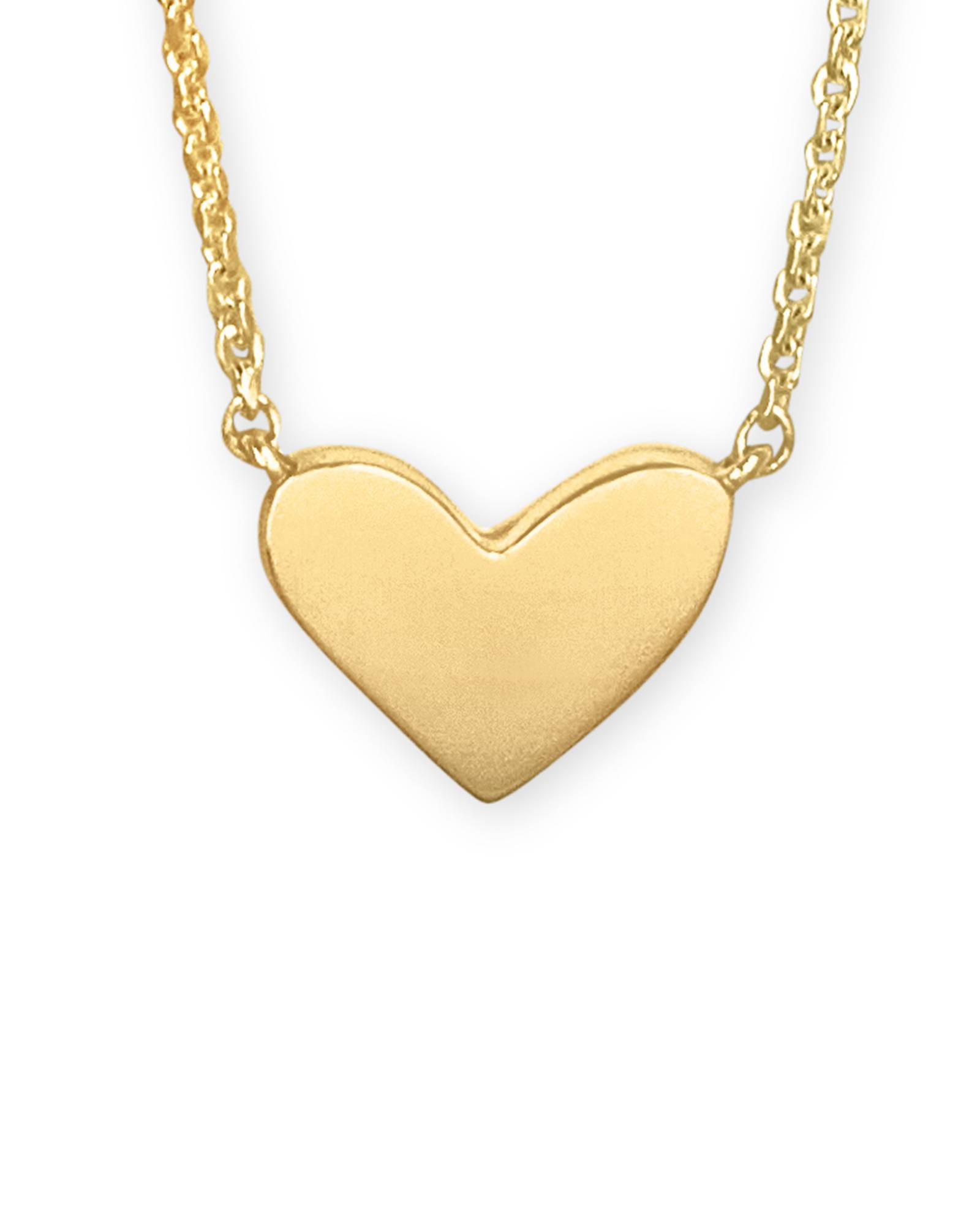 Ari Heart Pendant Necklace in 18k Gold Vermeil | Kendra Scott