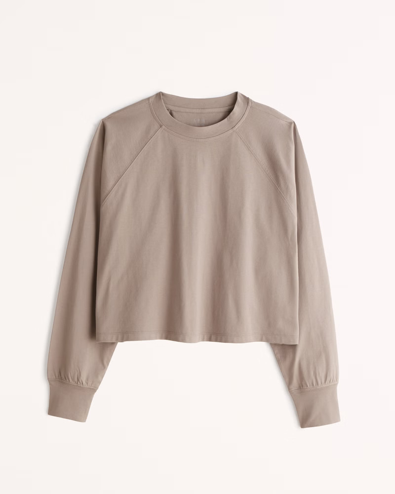 YPB Long-Sleeve Easy Tee | Abercrombie & Fitch (US)