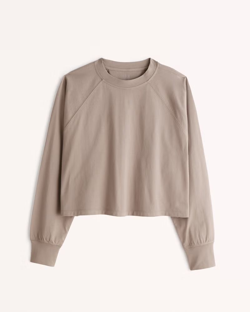 Women's YPB Long-Sleeve Easy Tee | Women's Active | Abercrombie.com | Abercrombie & Fitch (US)
