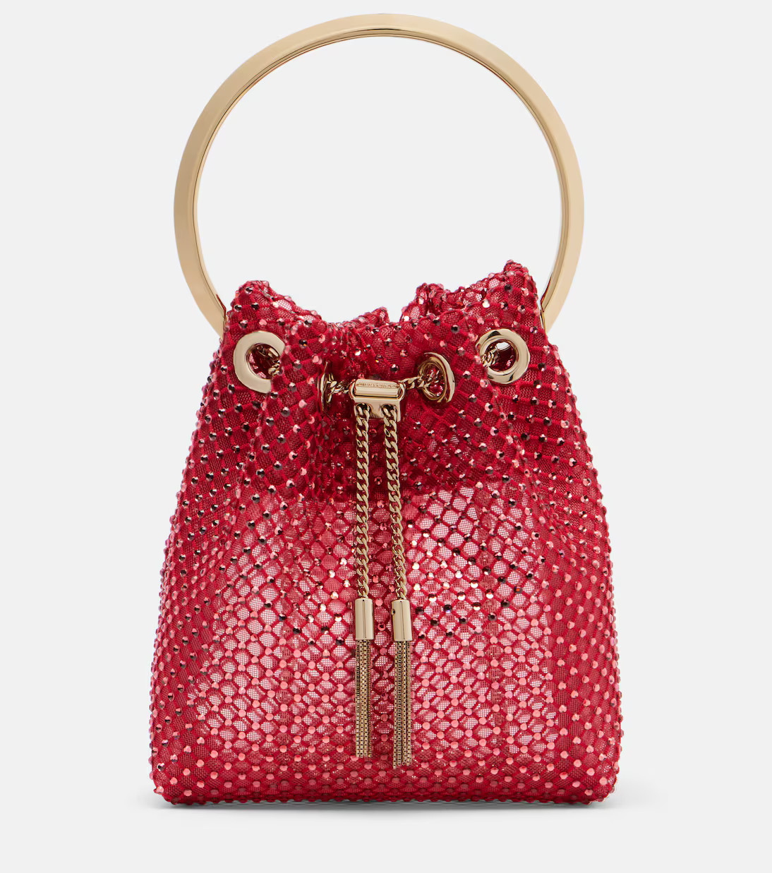 Bon Bon Small embellished satin bucket bag | Mytheresa (UK)