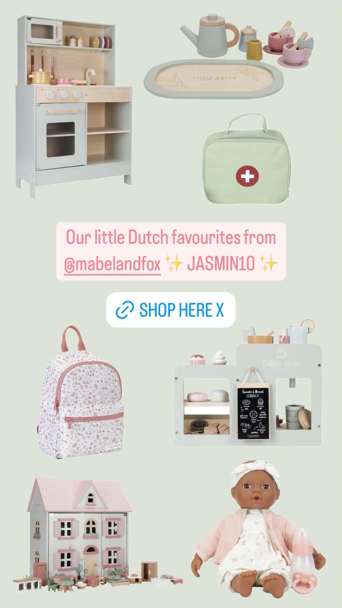 Gift guide - I have chosen our favourite little Dutch gifts from Mabel and Fox for age range 2-5yrs ✨ 

Use our link https://www.mabelandfox.com/jasminsymons & code JASMIN10 to save ✨