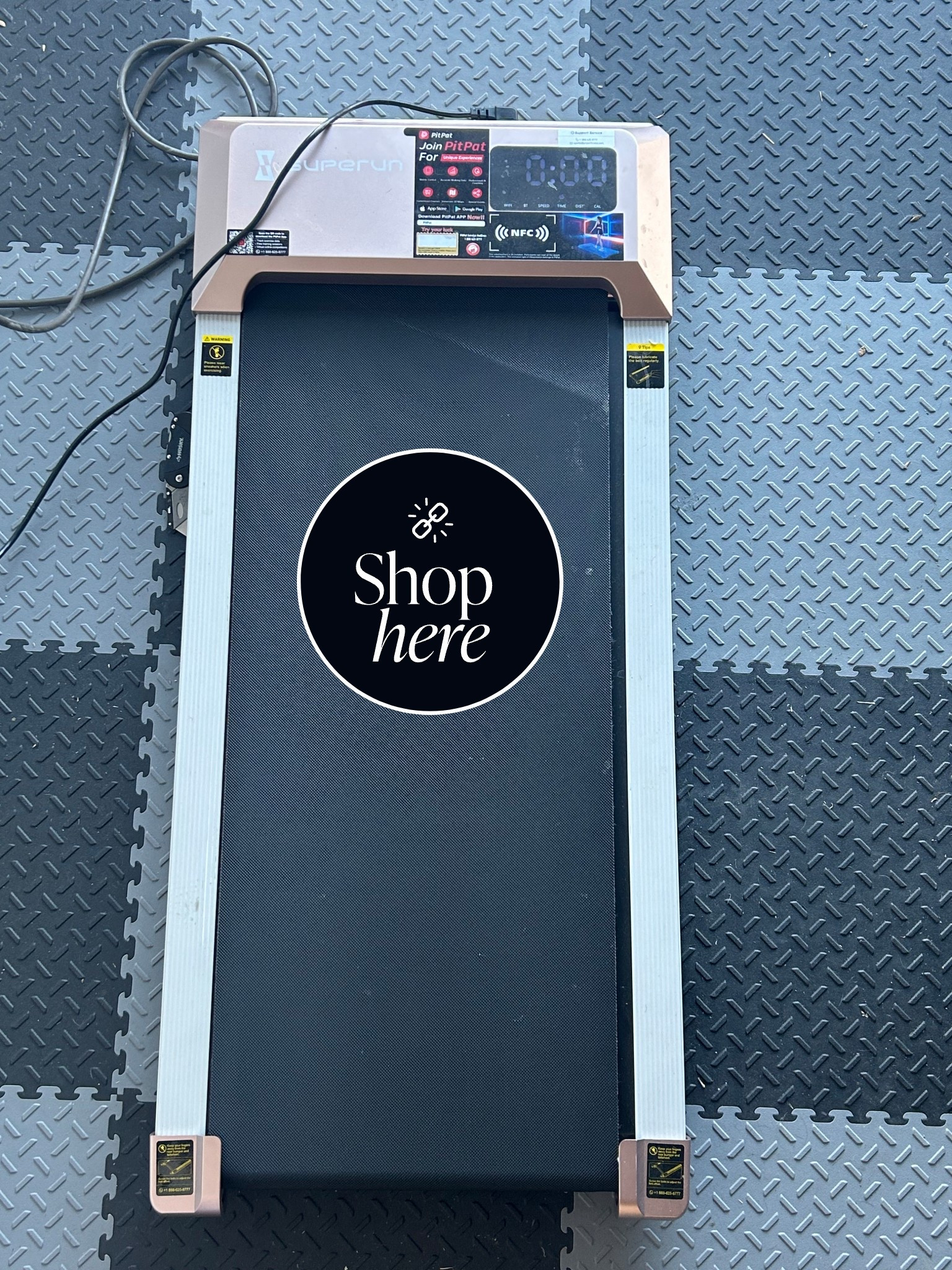 this walking pad is perfect for anyone trying to get their steps in daily in the comfort of their home ✨

#LTKU #LTKHome #LTKActive