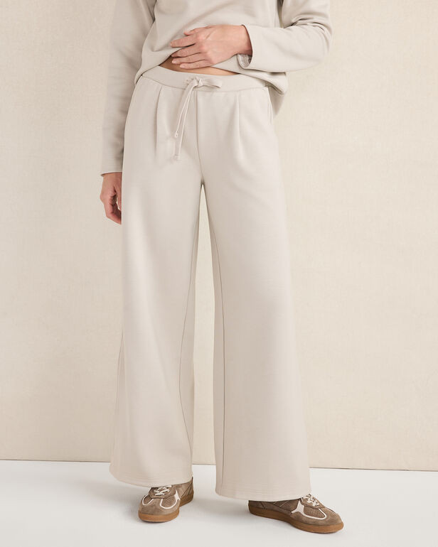 Soft-Brushed Fleece Wide Leg Pants | Haven Well Within