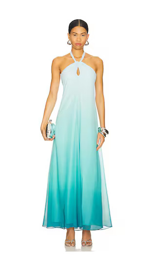Aden Ombre Maxi Dress in Teal | Revolve Clothing (Global)