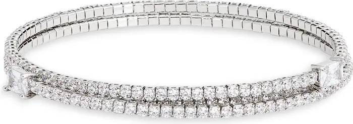 Cubic Zirconia Double Strand Bracelet | Nordstrom