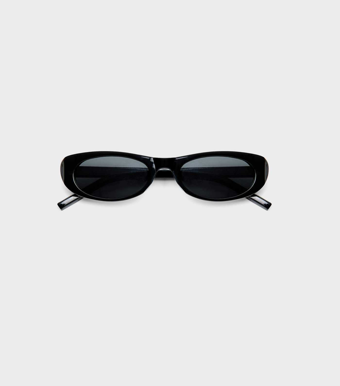 Public Desire Black Narrow Cat Eye Sunglasses | New Look | New Look (UK)