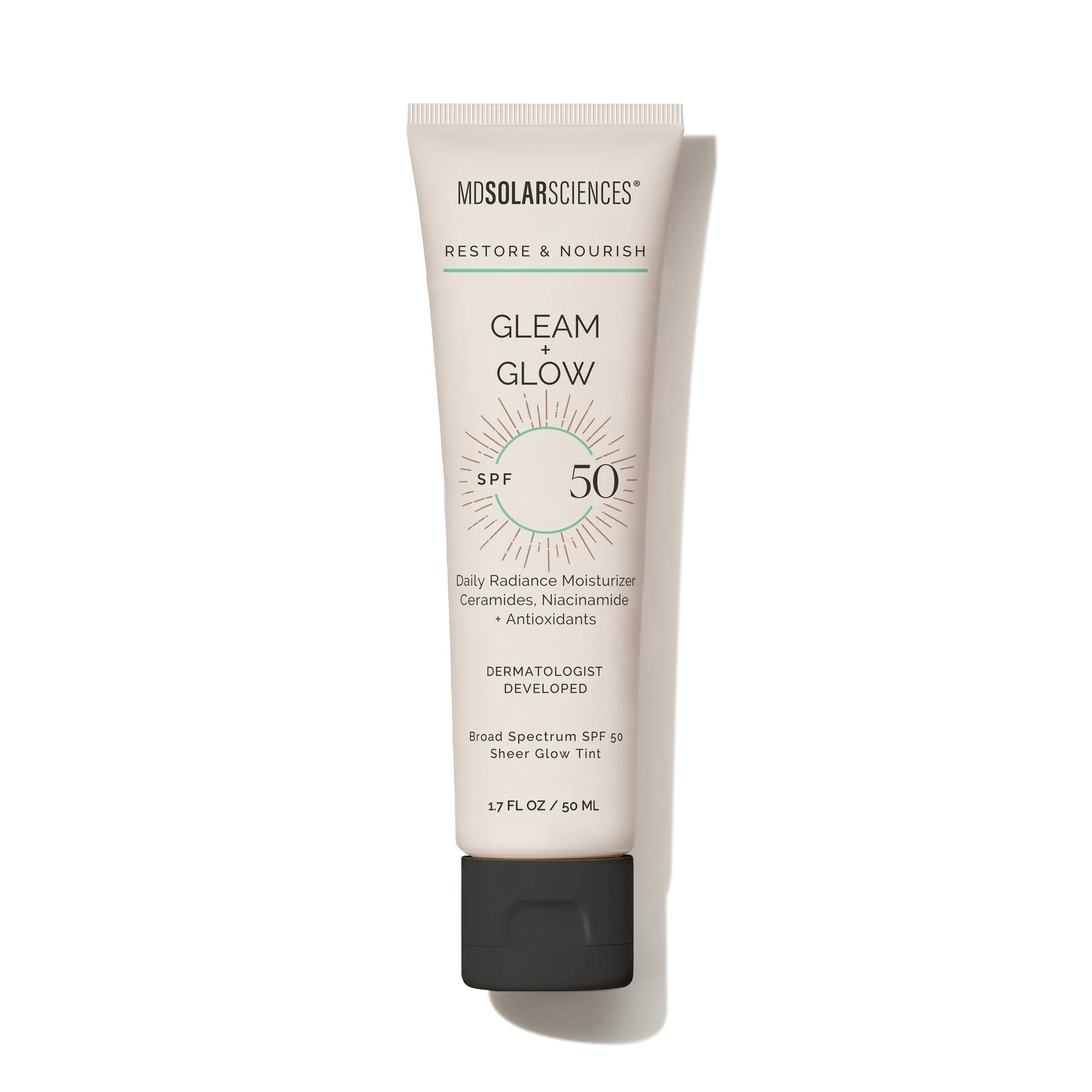 Radiance Moisturizer - Gleam + Glow SPF 50 | MDSolarSciences® | MDSolarSciences