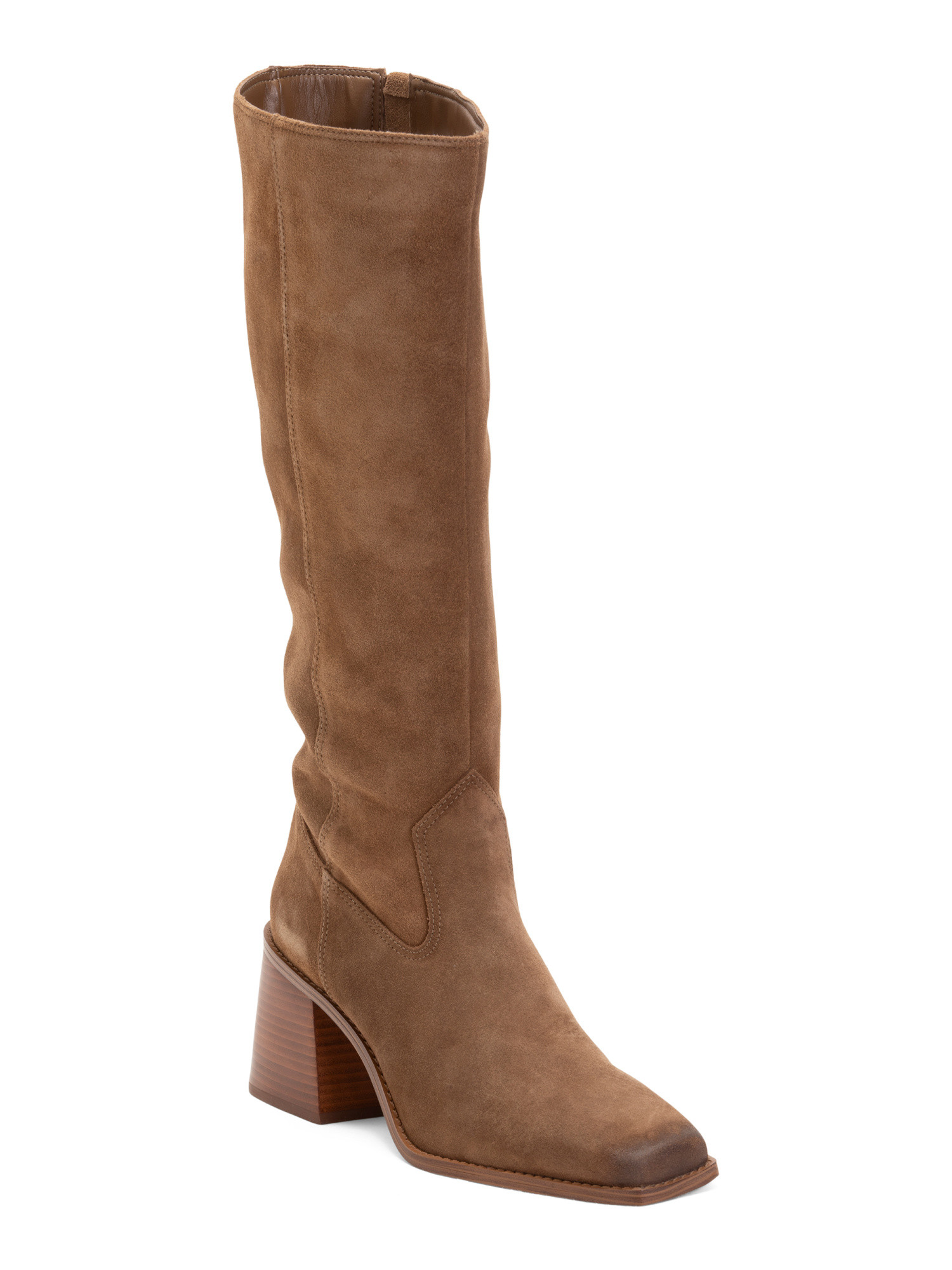 Made In Brazil Suede Sangeti Wide Calf Tall Boots | Marshalls
