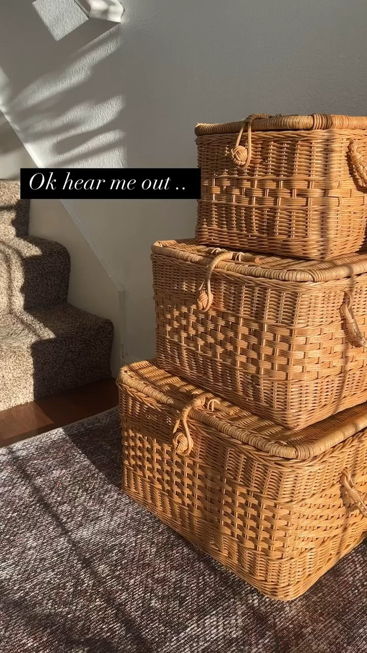 Storage must haves ! Baskets that you can place in any area of your home. 

Comment Baskets for a link !

Follow for more home content @casarustica29 

#homedecor #home #neutrals #inspo #ａｅｓｔｈｅｔｉｃ #find #