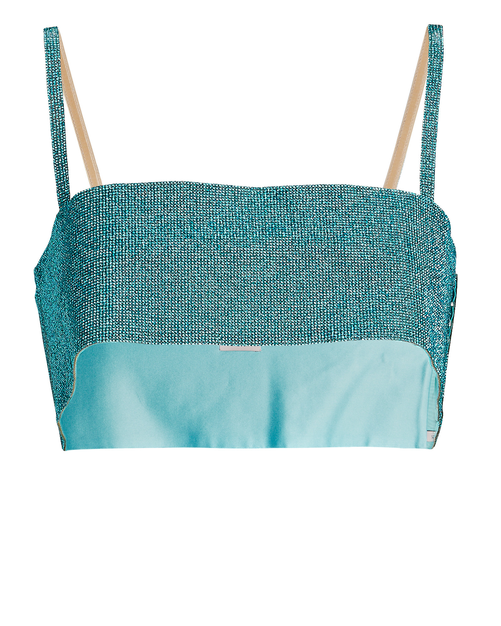 Charlotte Crystal-Embellished Crop Top | INTERMIX