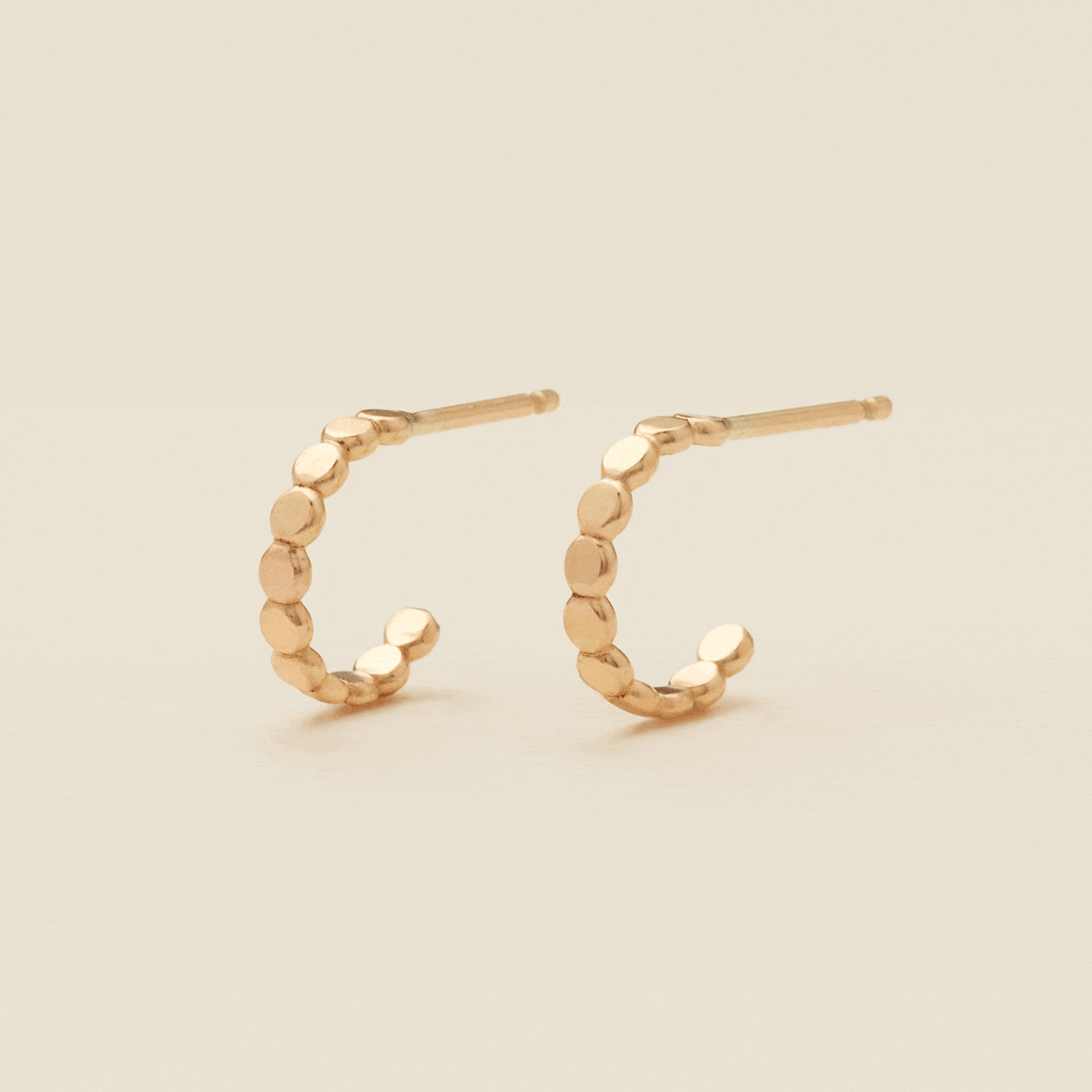 Made By Mary Poppy Hoop Earrings | Delicate, Perfect Everyday Staple | Made By Mary | Made By Mary