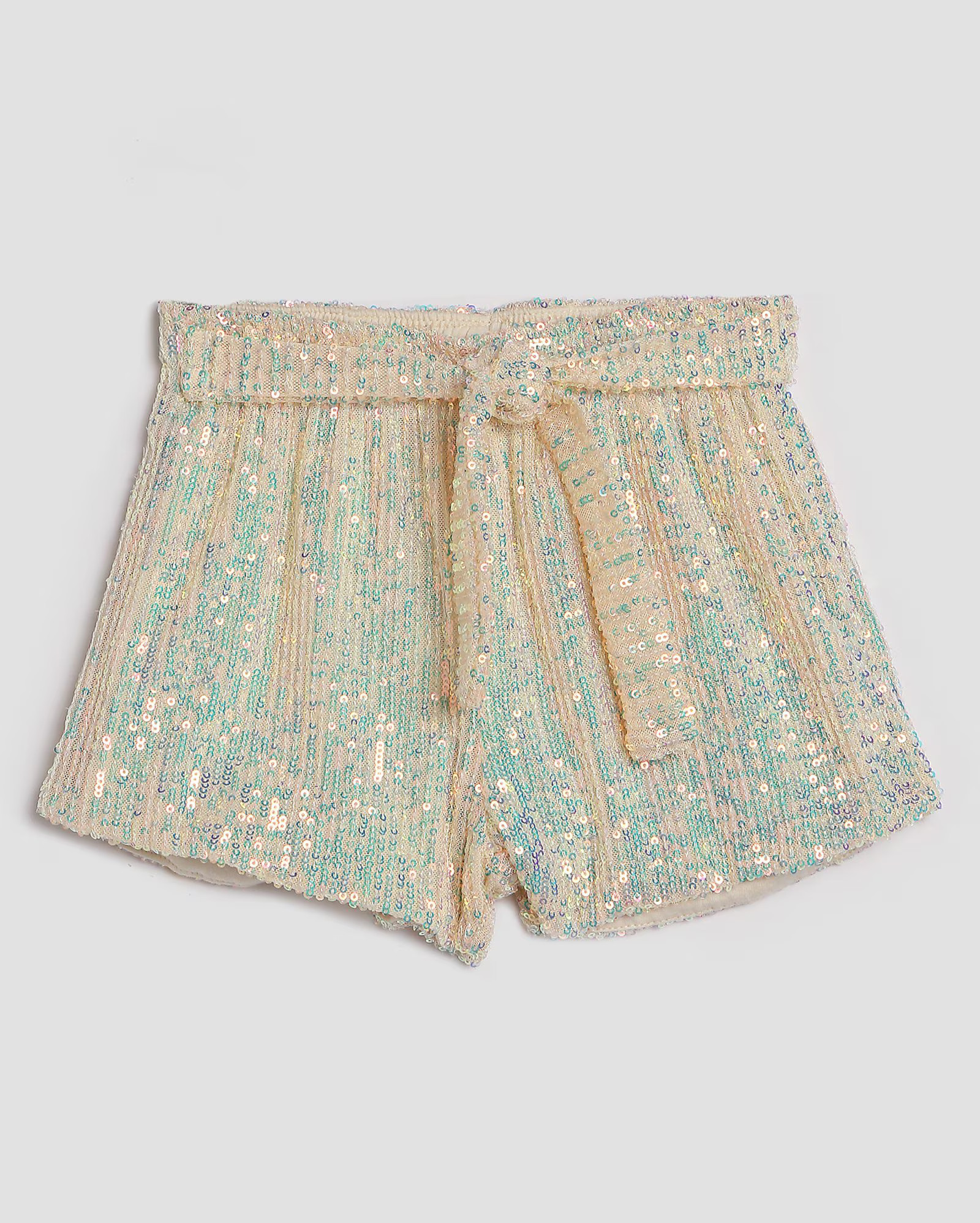 Short infantil clochard paetê com nó 1-4A bege | Pool by Riachuelo | Riachuelo (BR)